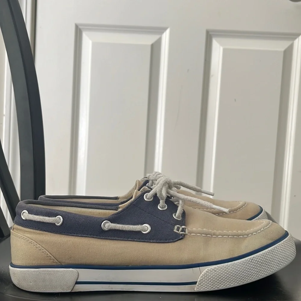 Polo Ralph Lauren Franz mens Boat shoes canvas 8D